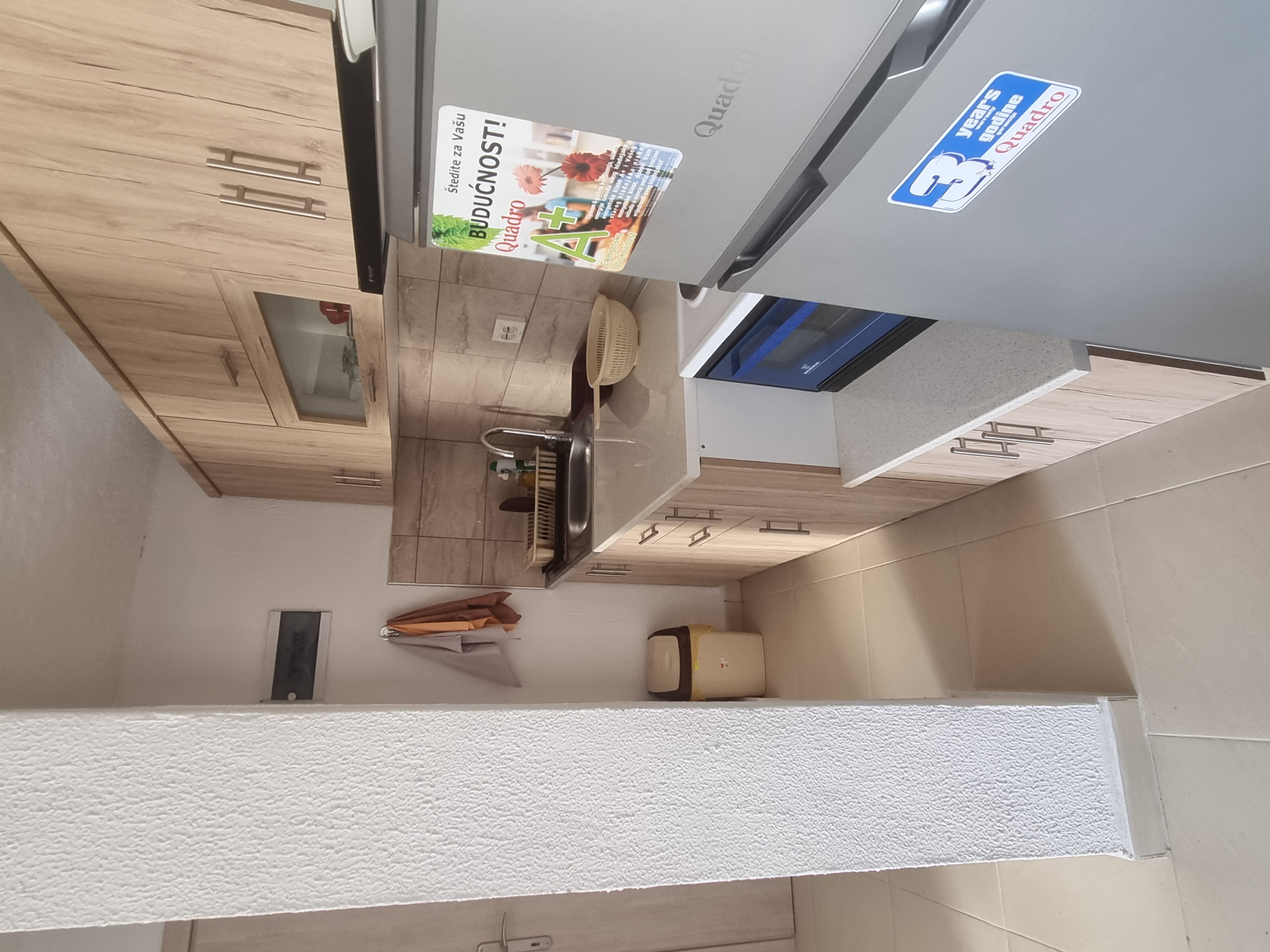 Two-Bedroom Apartment with Garden View photo 3 at Garden Haven 100m from the Sea in Siviri